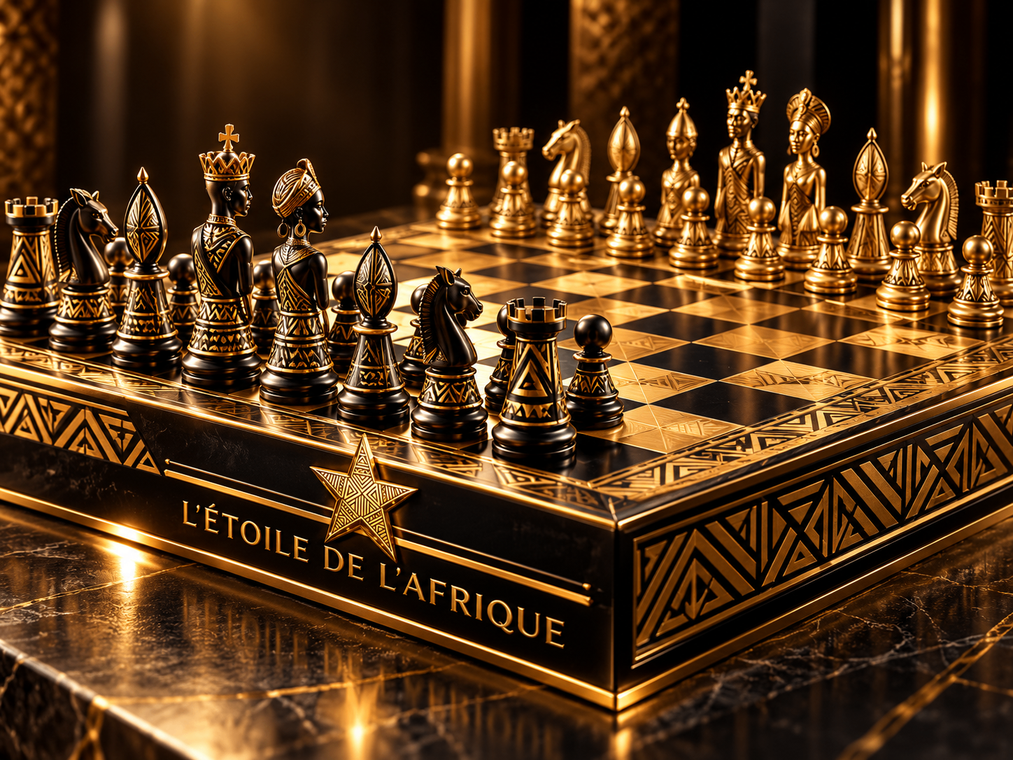 L’échiquier doré de L’Étoile de l’Afrique — la stratégie au service des récits africains